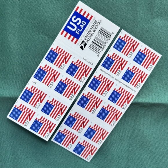500 usps forever stamps of 2018 Mail U.S.A. Flag Postage - Picture 1 of 2